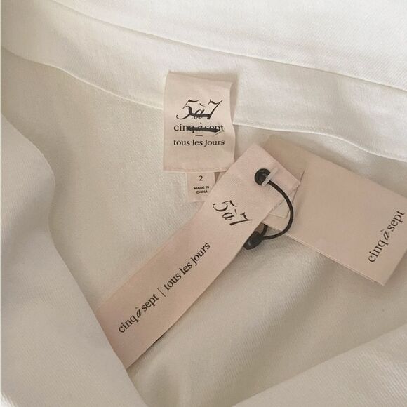 Cinq à Sept Milly Belted Stretch Denim Dress size 2 - Picture 9 of 11